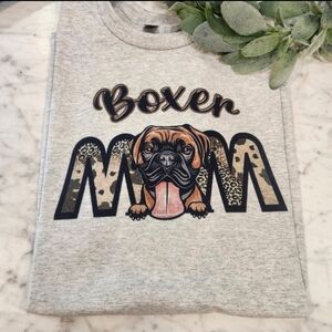 Boxer mom shirt dog mom cute popular